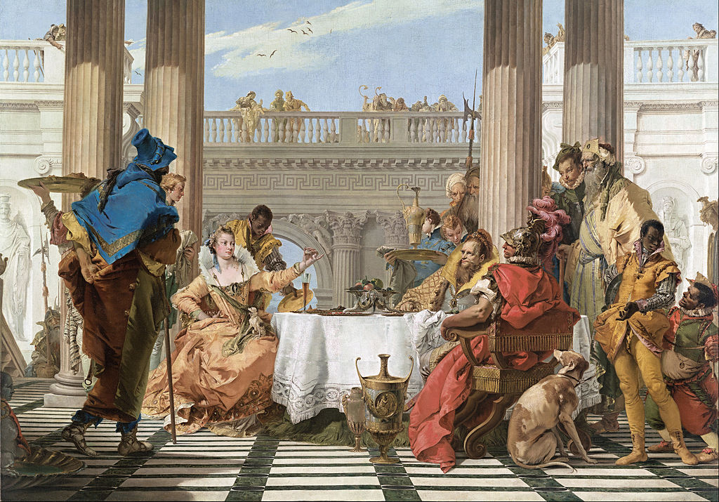 Giambattista Tiepolo: The Banquet of Cleopatra 