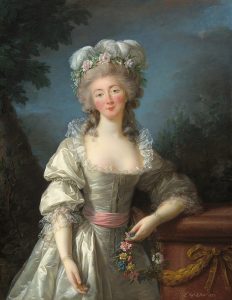Jeanne Bécu, Comtesse du Barry's portrait painted by Élisabeth Louise Vigée Le Brun (1782) 